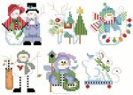 (image for) Checkered Ornaments Set 3